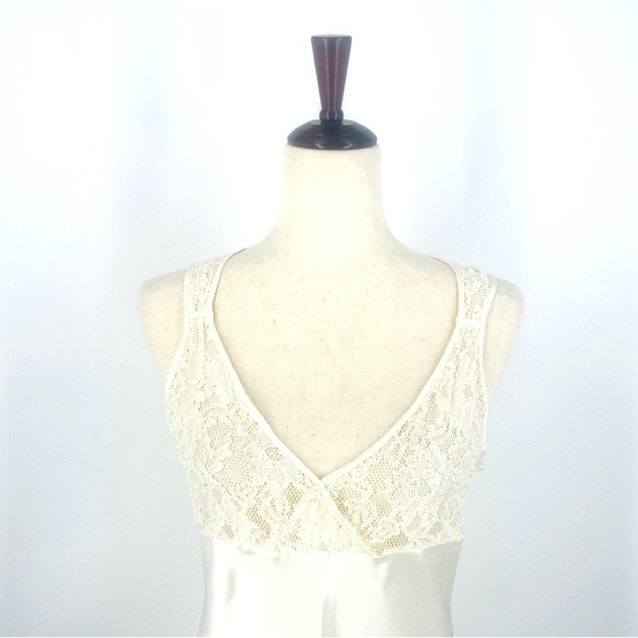 Vintage VAL MODE Slip Dress Lingerie w/Lace Detail - Picture 1 of 8